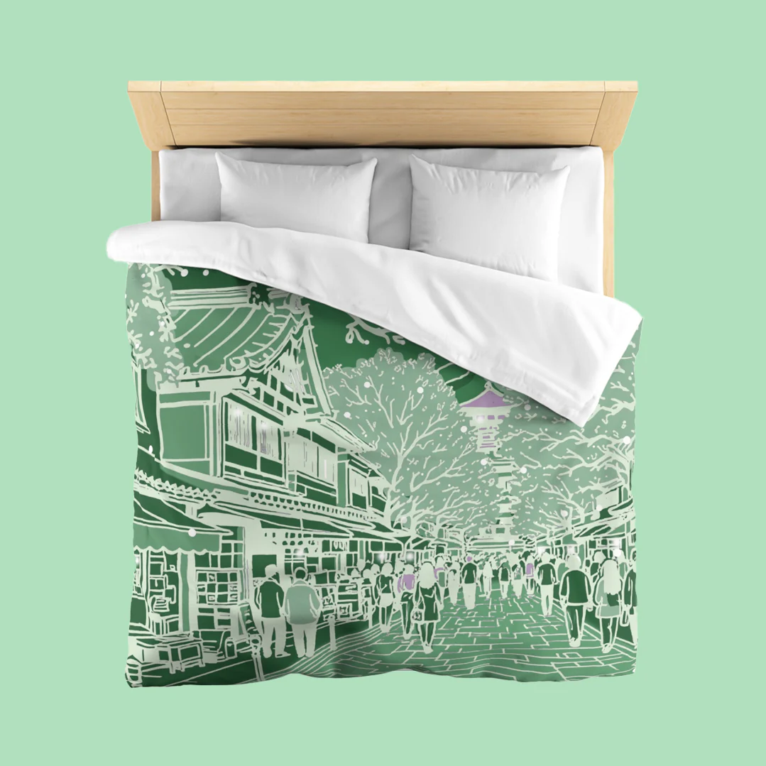 Nipponscape Bedding Set - Kyoto - Image 4
