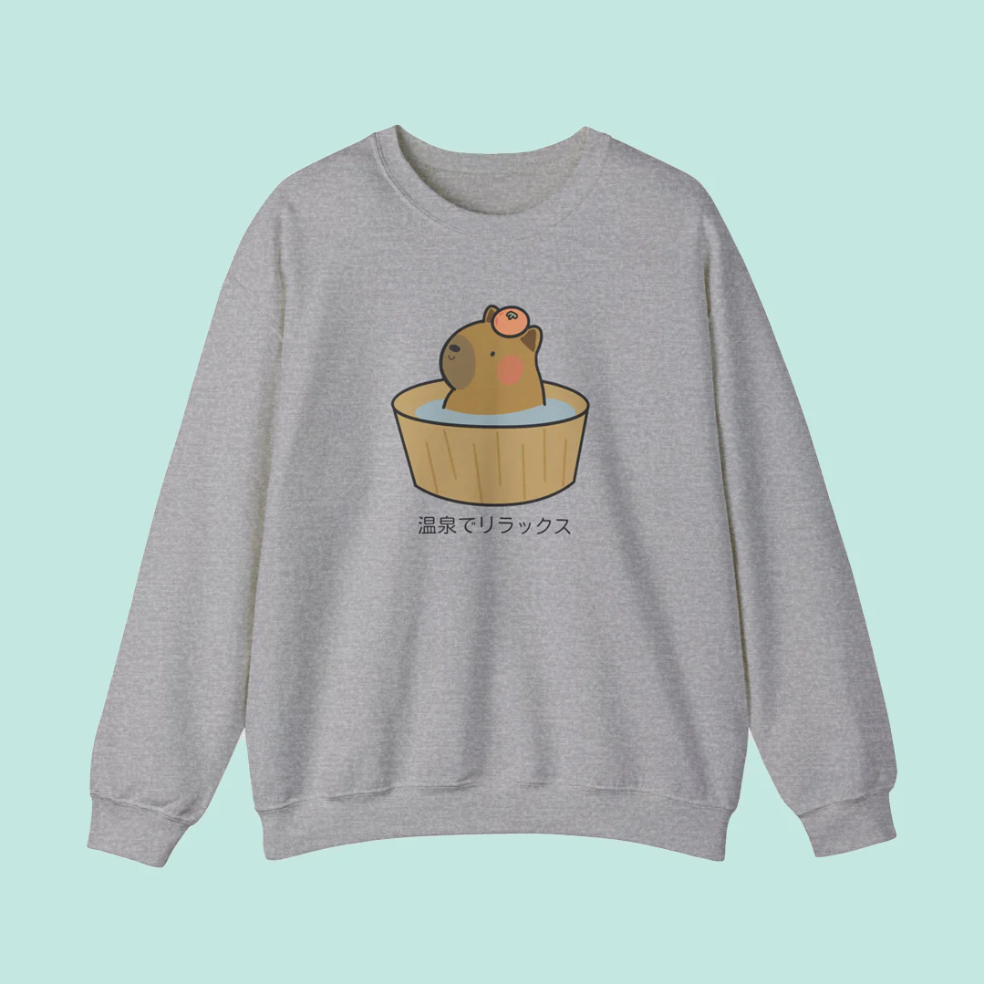 Onsen Capybara Crewneck - Image 3