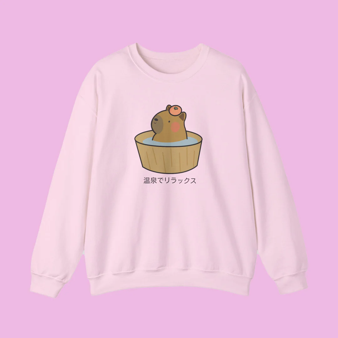 Onsen Capybara Crewneck - Image 4