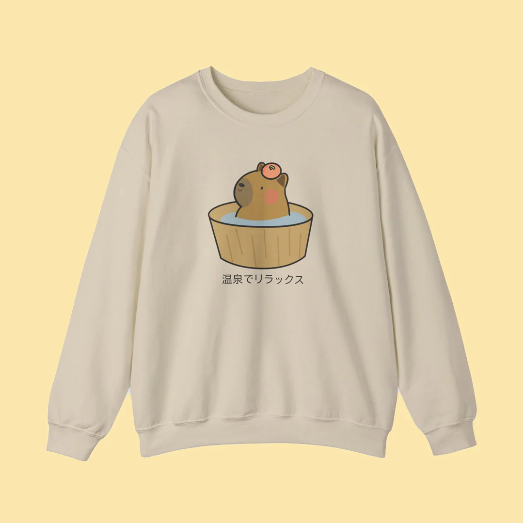 Onsen Capybara Crewneck - Image 5