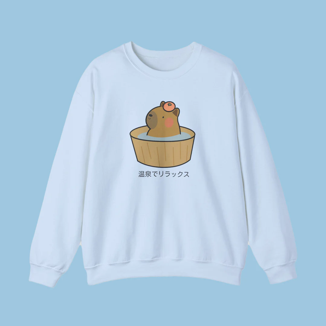 Onsen Capybara Crewneck - Image 6