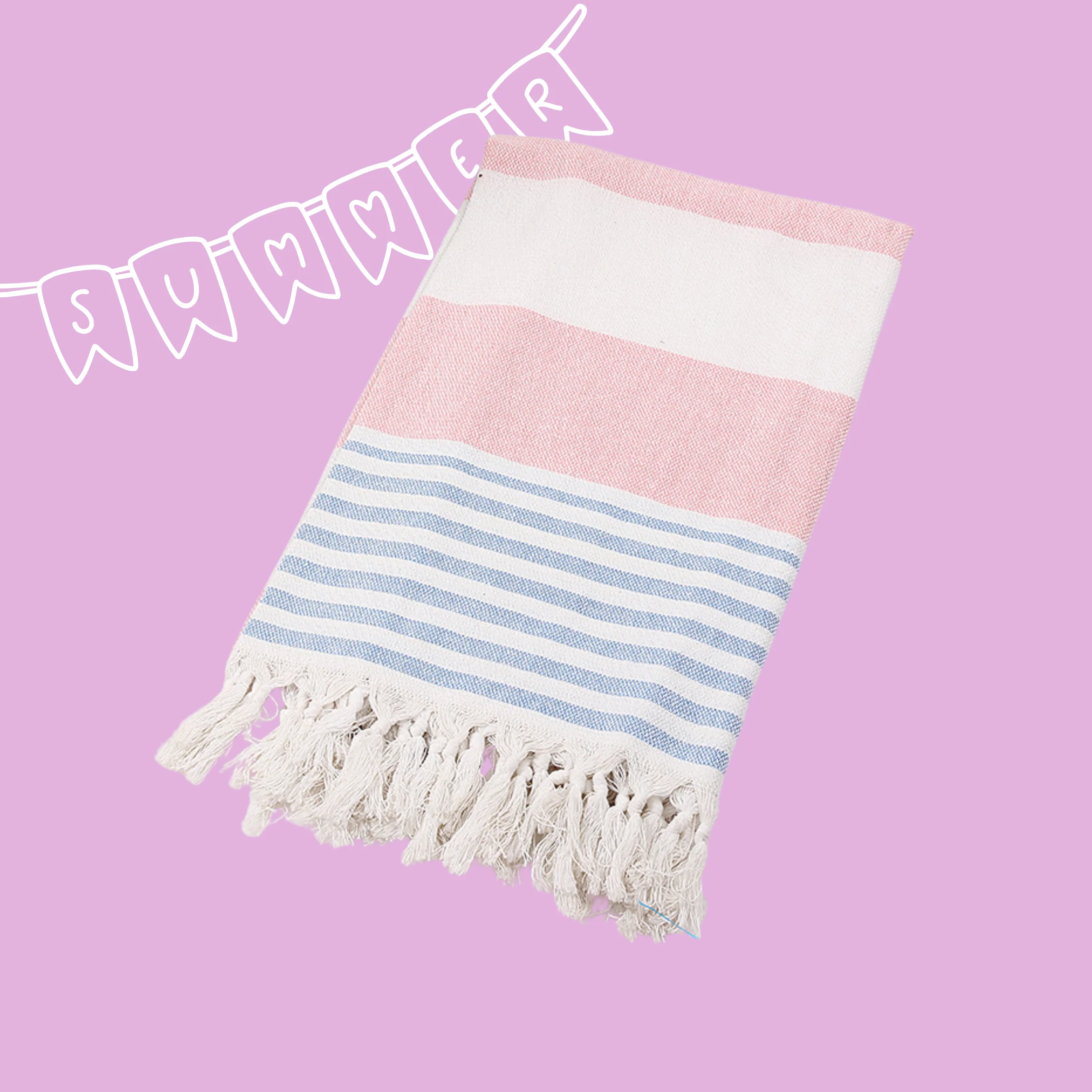 Pasuteru Cotton Linen Beach Blanket - Image 2