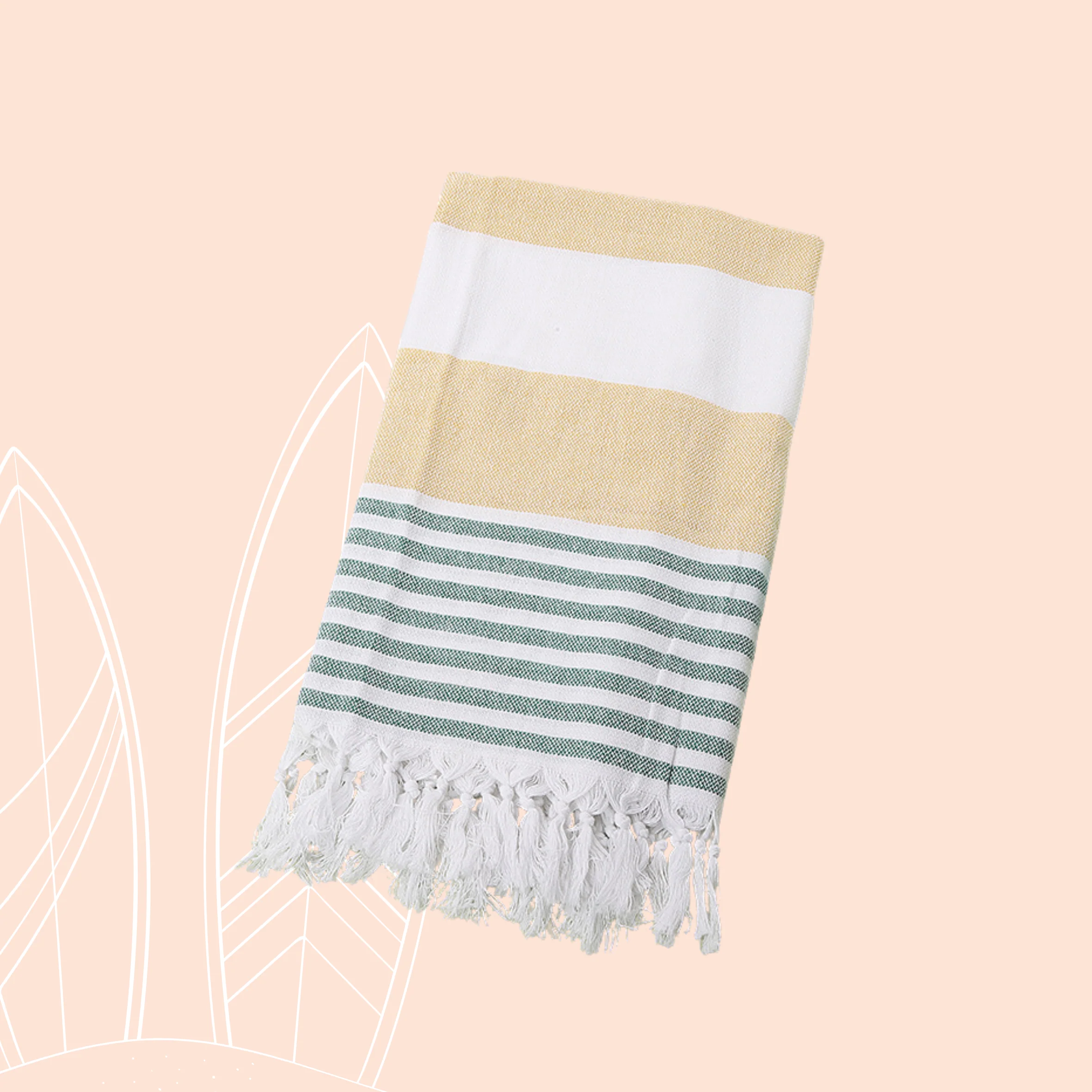 Pasuteru Cotton Linen Beach Blanket - Image 6