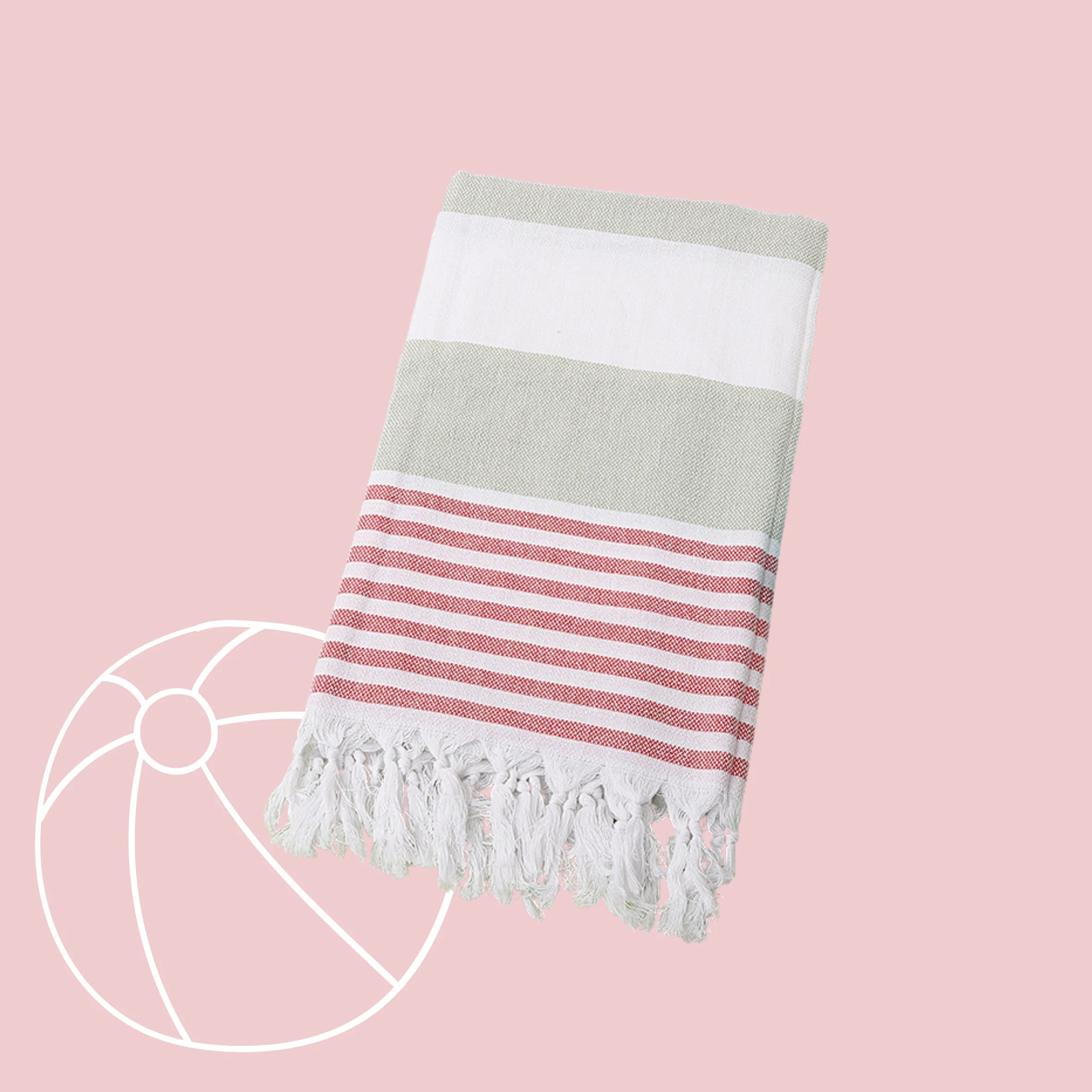 Pasuteru Cotton Linen Beach Blanket - Image 9