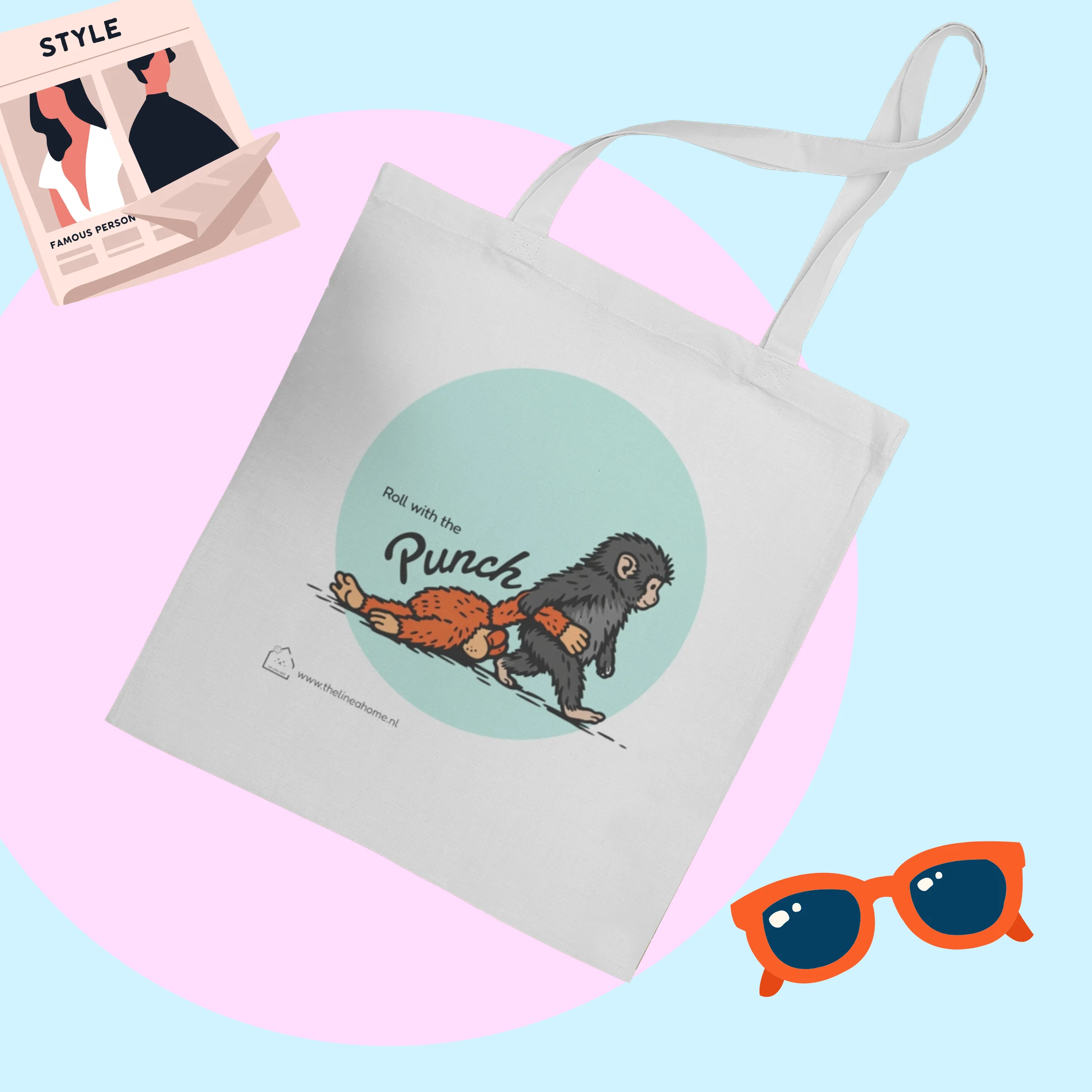 PUNCH The Monkey Tote Bag - Image 7