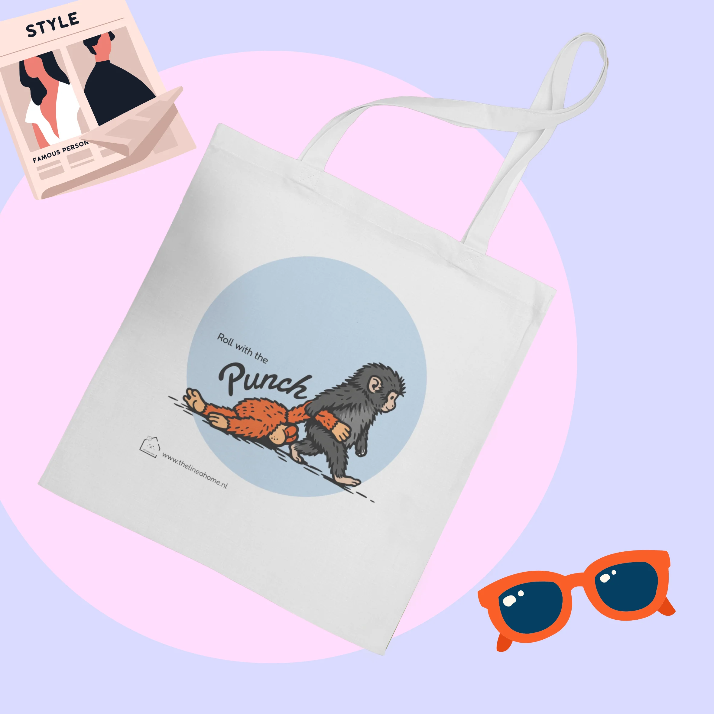 PUNCH The Monkey Tote Bag - Image 8