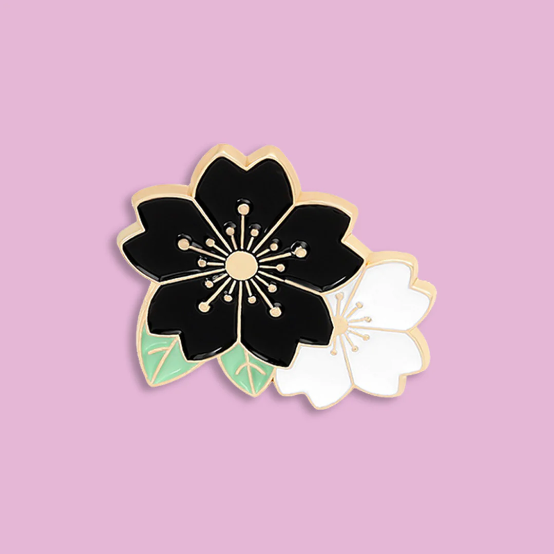 Spring Cherry Blossom Enamel Pins - Image 4