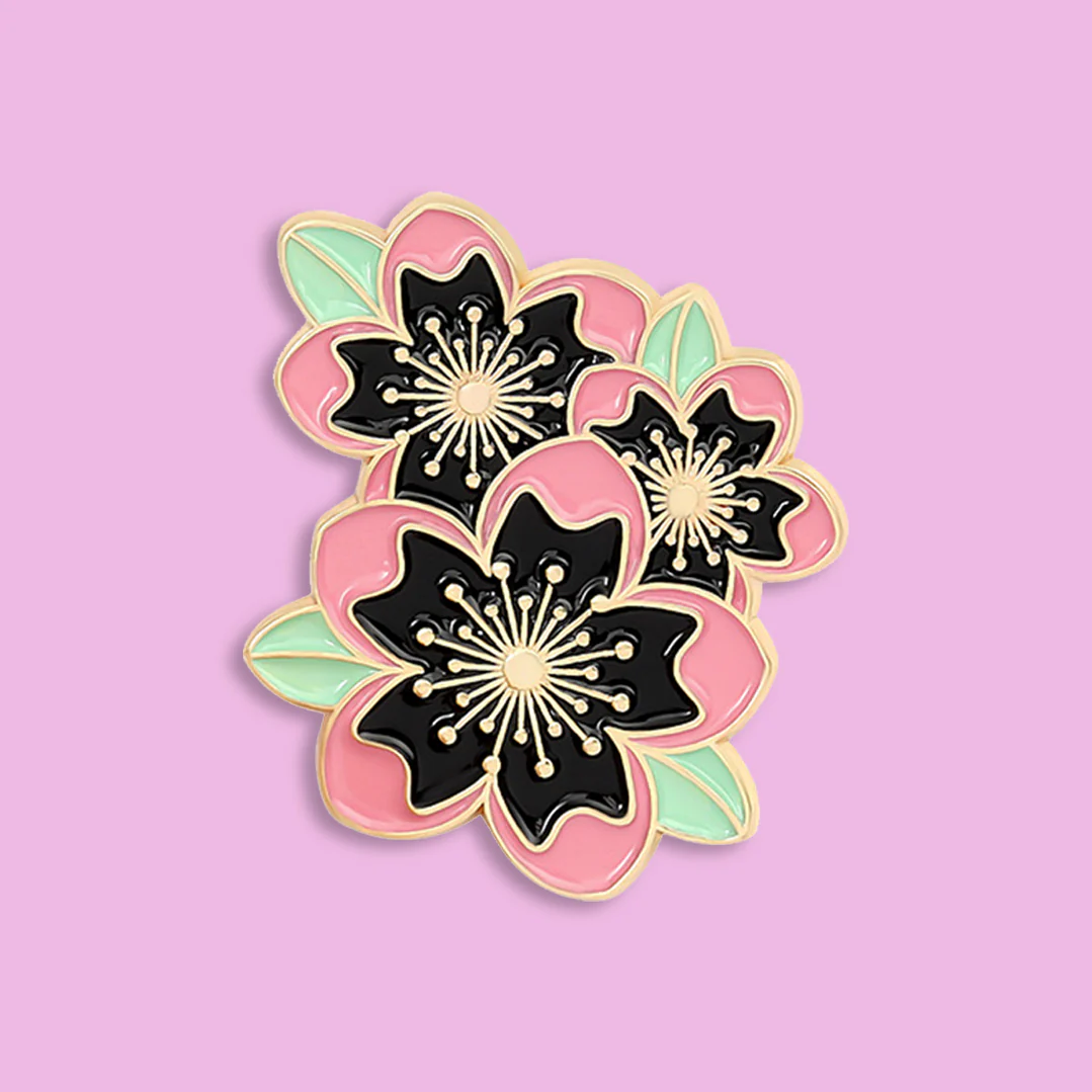Spring Cherry Blossom Enamel Pins - Image 7