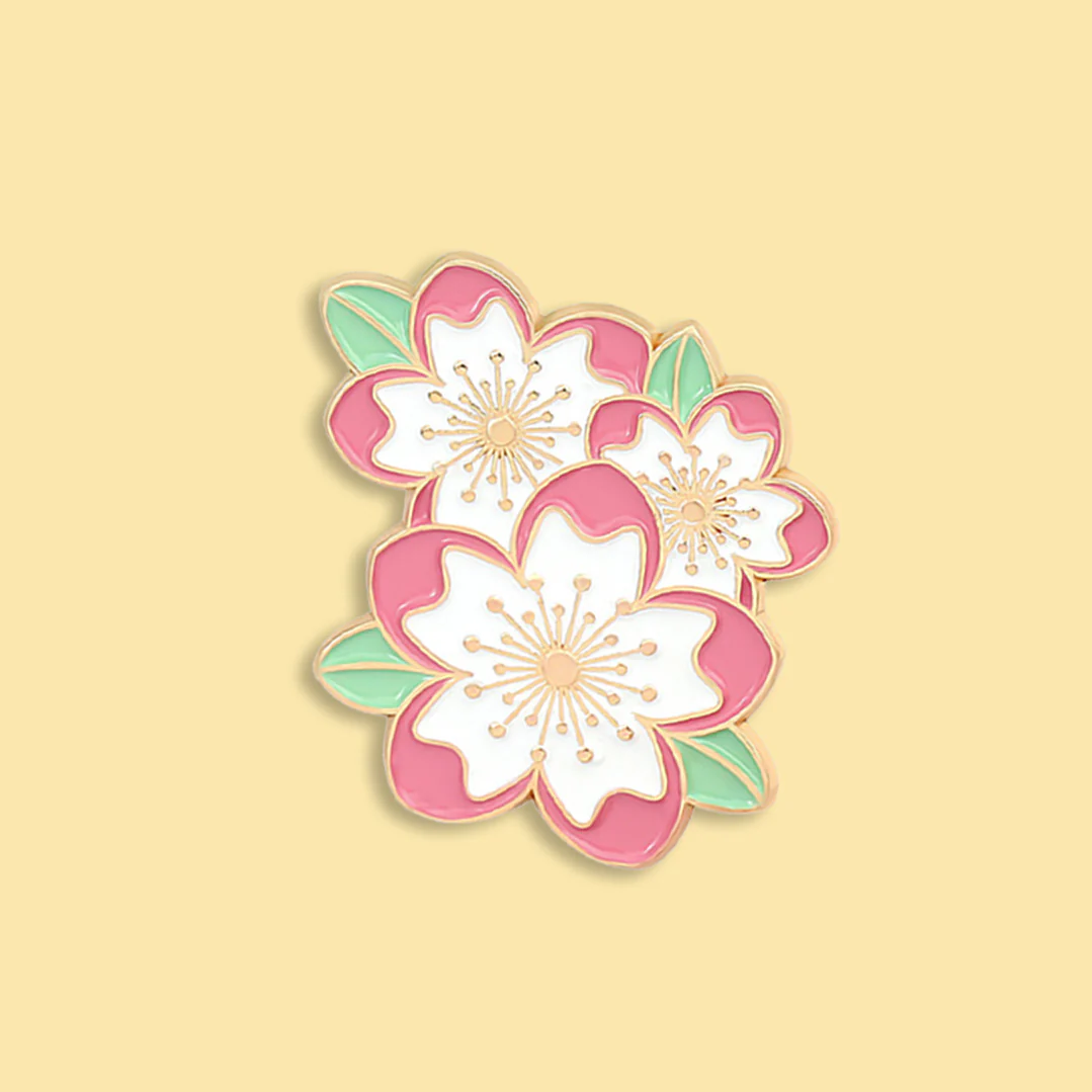 Spring Cherry Blossom Enamel Pins - Image 9