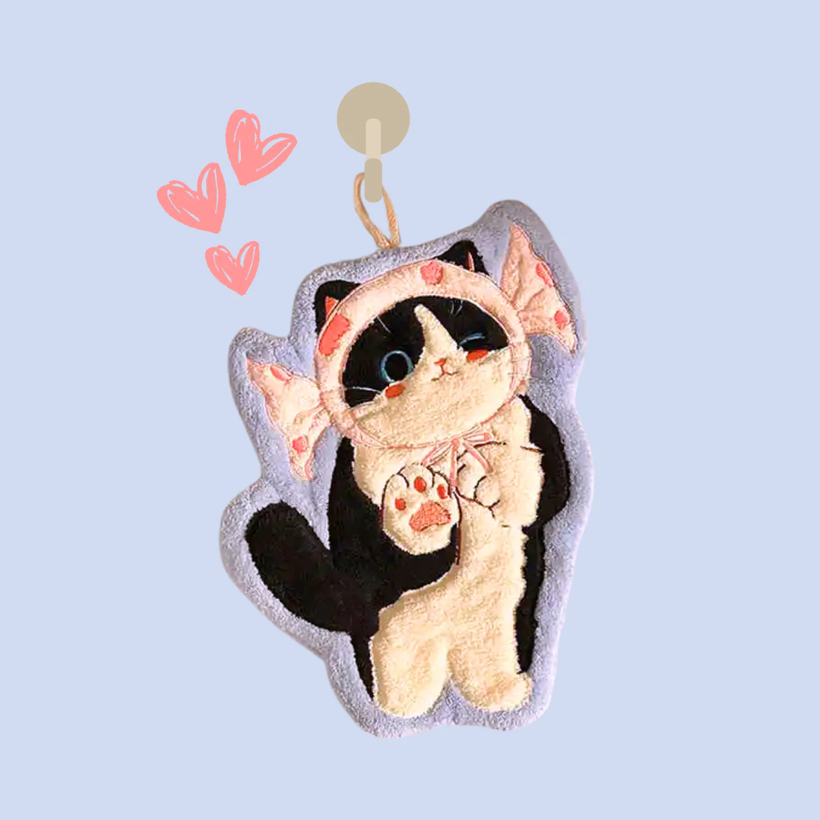 Suki Cat Hand Towels - Image 7