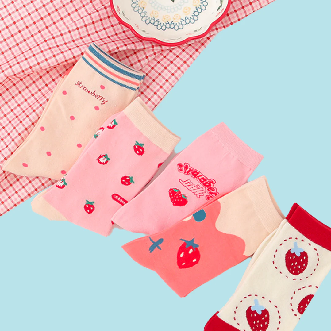 Sweet Ichigo Pop Socks - Image 3
