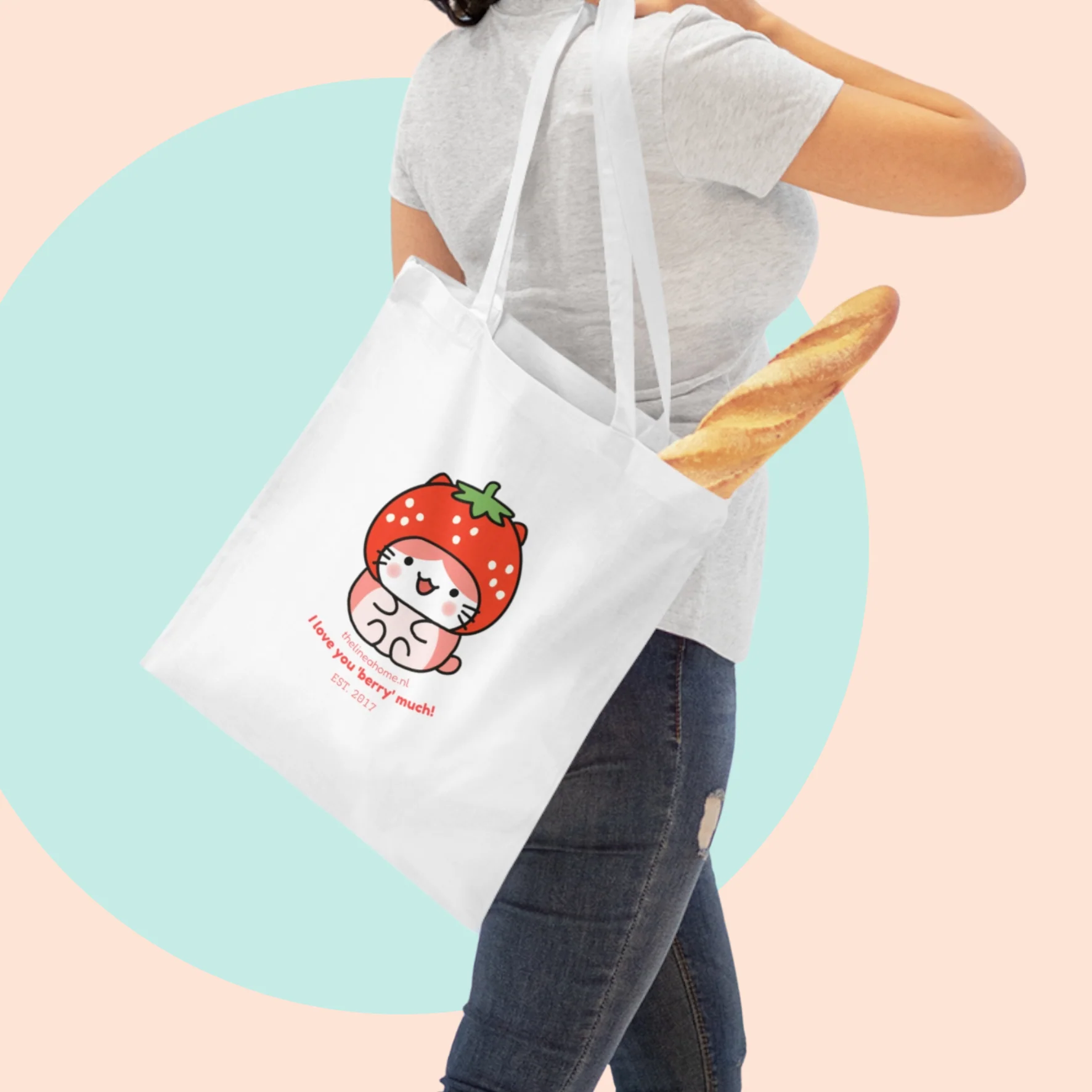 Sweet Ichigo Tote Bag - Image 3