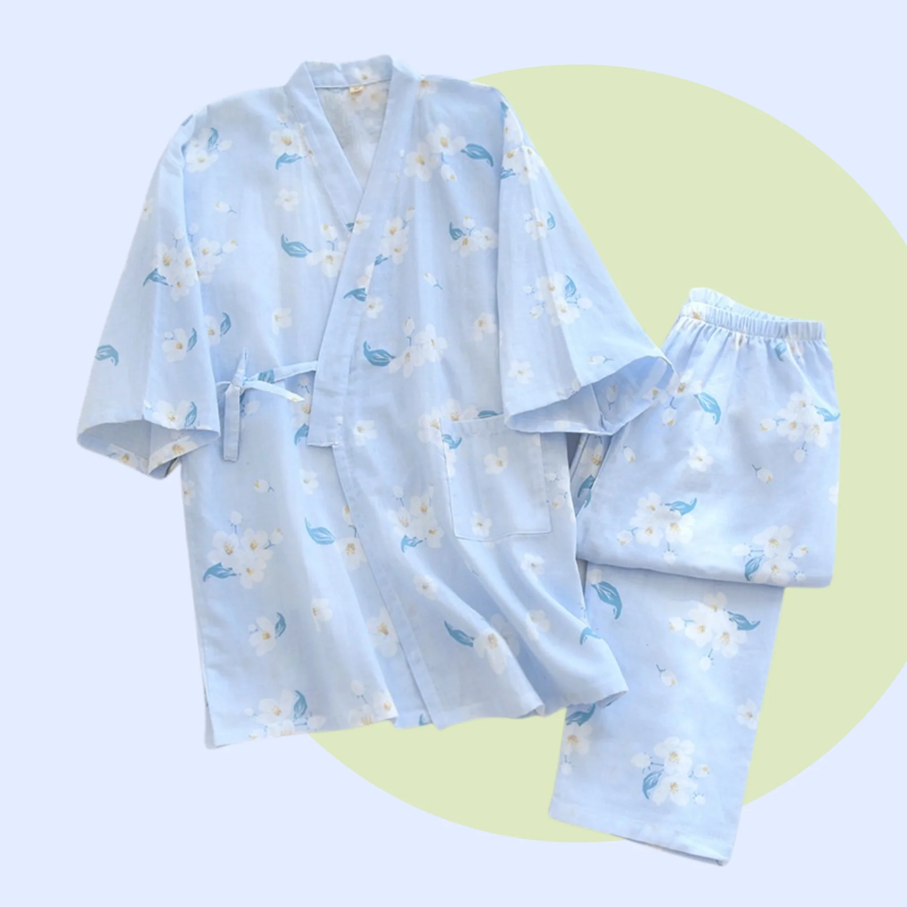 Ume Blossoms Kimono Pyjamas - Image 7